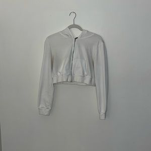 cropped shein sweatshirt.